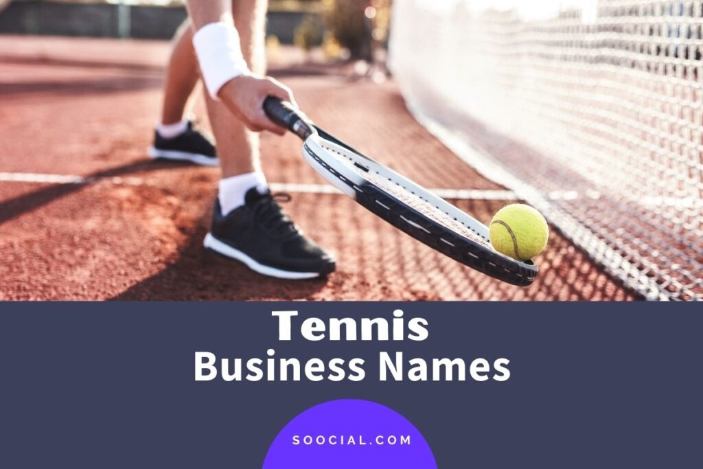 225 Tennis Business Name Ideas that Hit a Winner! Soocial