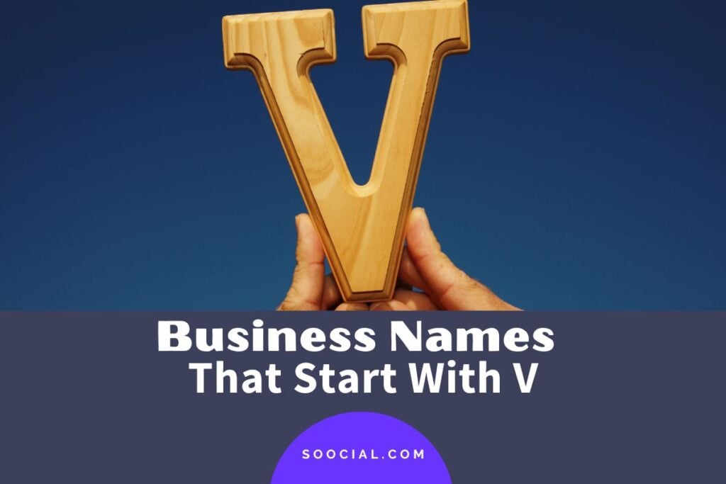 2519 Business Name Ideas That Start With V Soocial