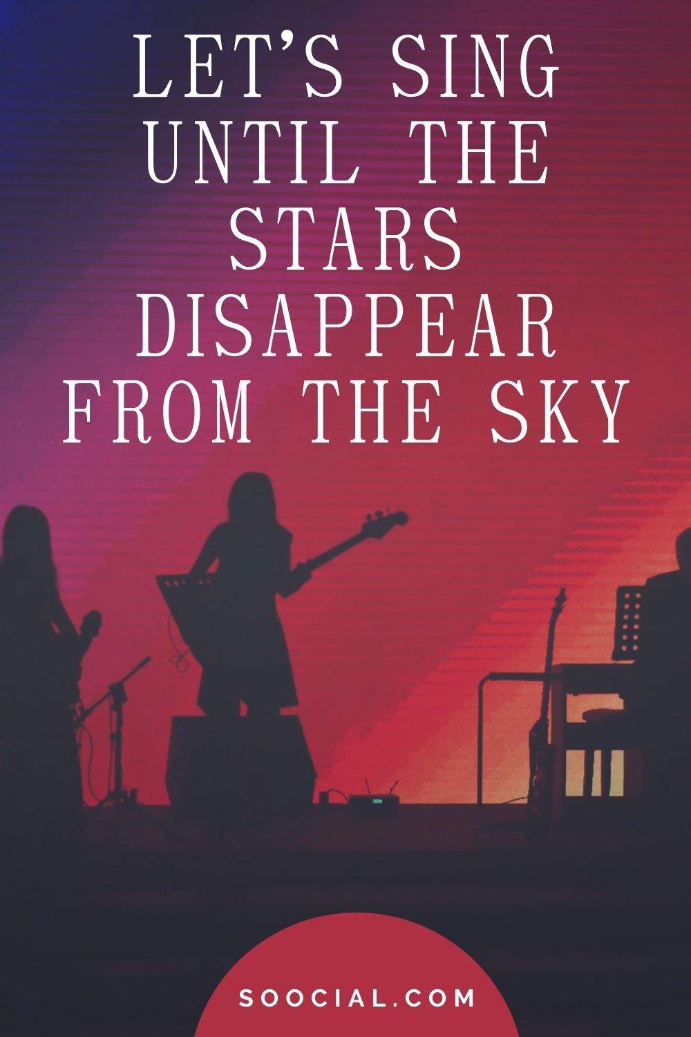 let's sing until the stars disappear from the sky - concert captions