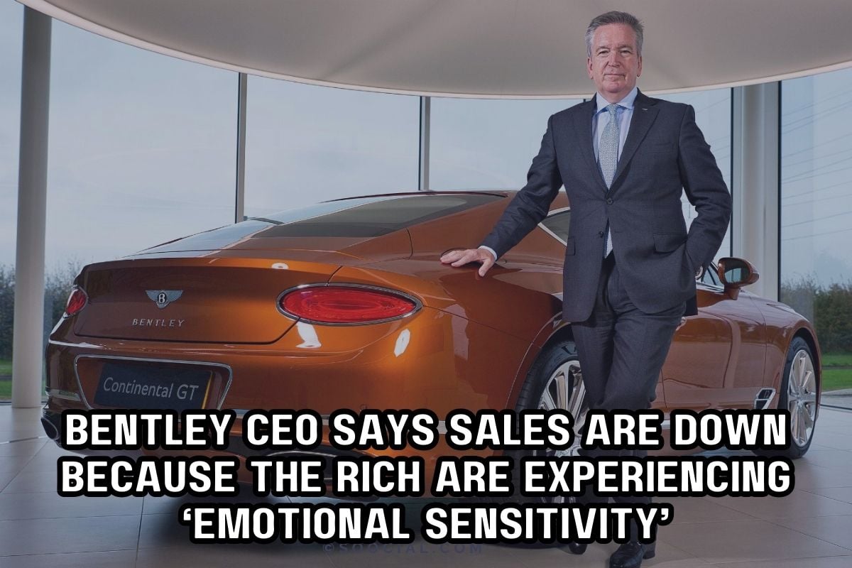 Bentley CEO Says Sales Are Down Because Wealthy Dont Want to Flaunt Riches