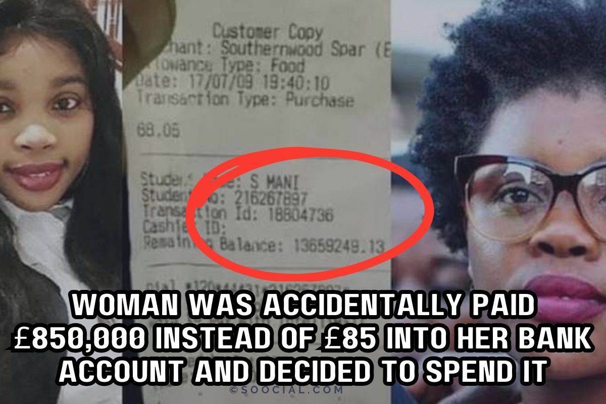 Woman Finds £850,000 Mistakenly Deposited into Her Bank Account and Decides to Spend It All