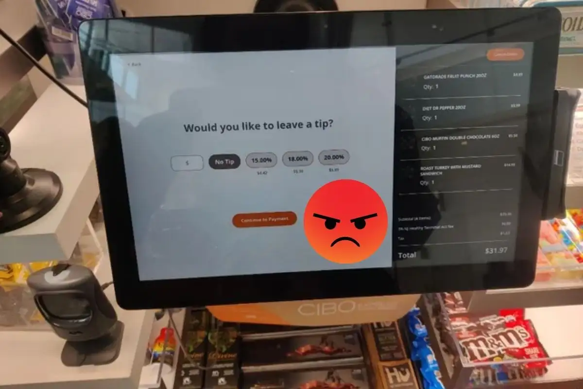 Self Checkout Tipping