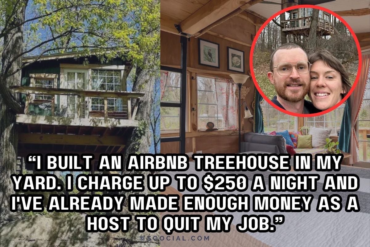 West Virginia Man Constructs Treehouse Airbnb in His Yard, Quits Day Job