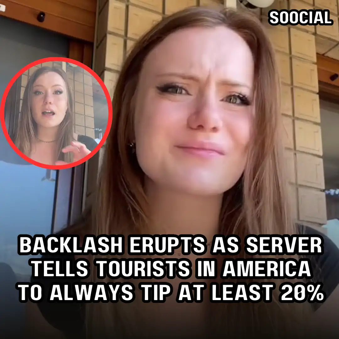 Backlash erupts as server tells tourists in America to always tip at least 20
