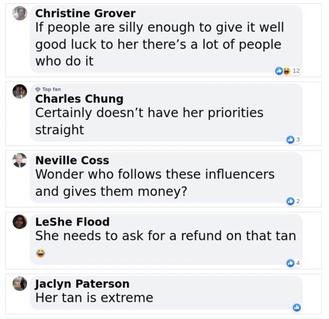 Followers Comments 1