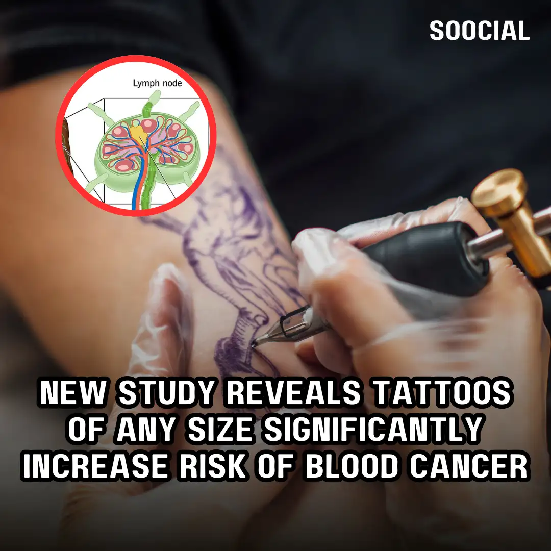 New study reveals tattoos of any size significantly increase risk of blood cancer
